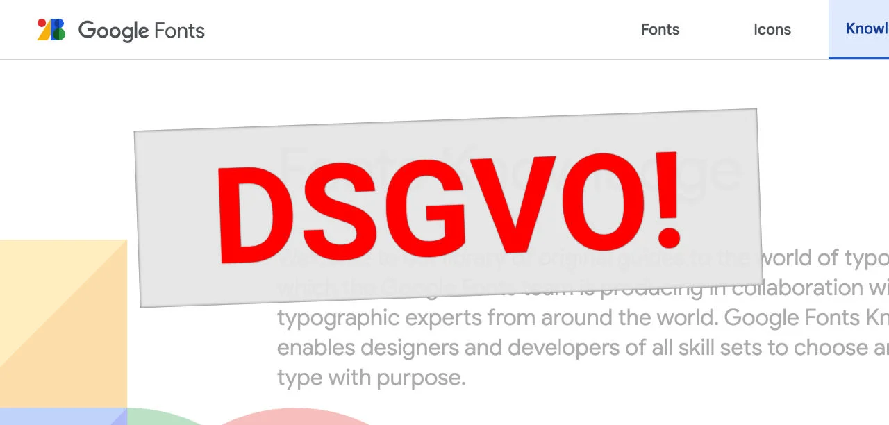 Google Fonts lokal und DSGVO-konform einbinden