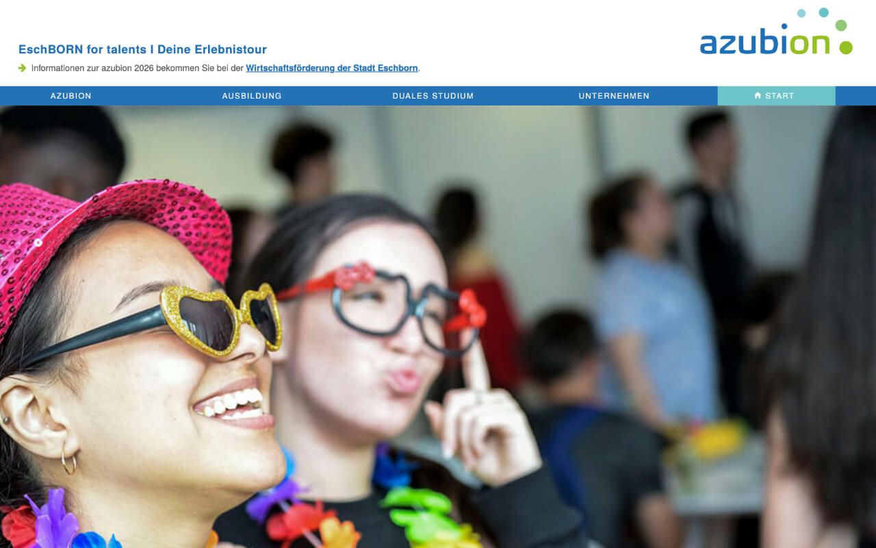 Webentwicklung und Webdesign für Stadt Eschborn