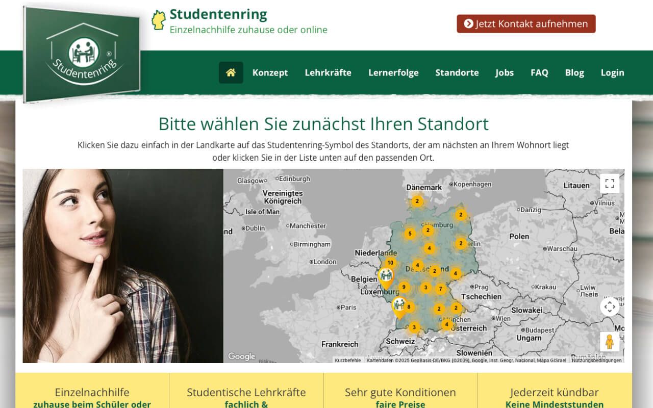 Webdesign, Software & Webentwicklung: Digitalisierung der Geschäftsprozesse von Studentenring