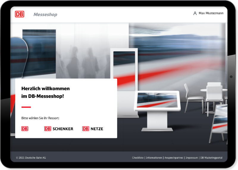 Relaunch und Programmierung DB-Messeshop